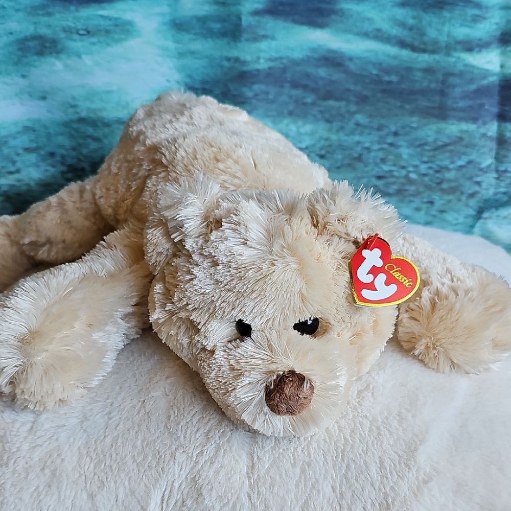Ty Plush Bear in Soft Cream